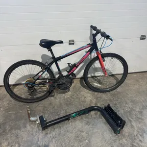Bike with bike transportation rack