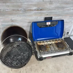 Propane and charcoal bbq