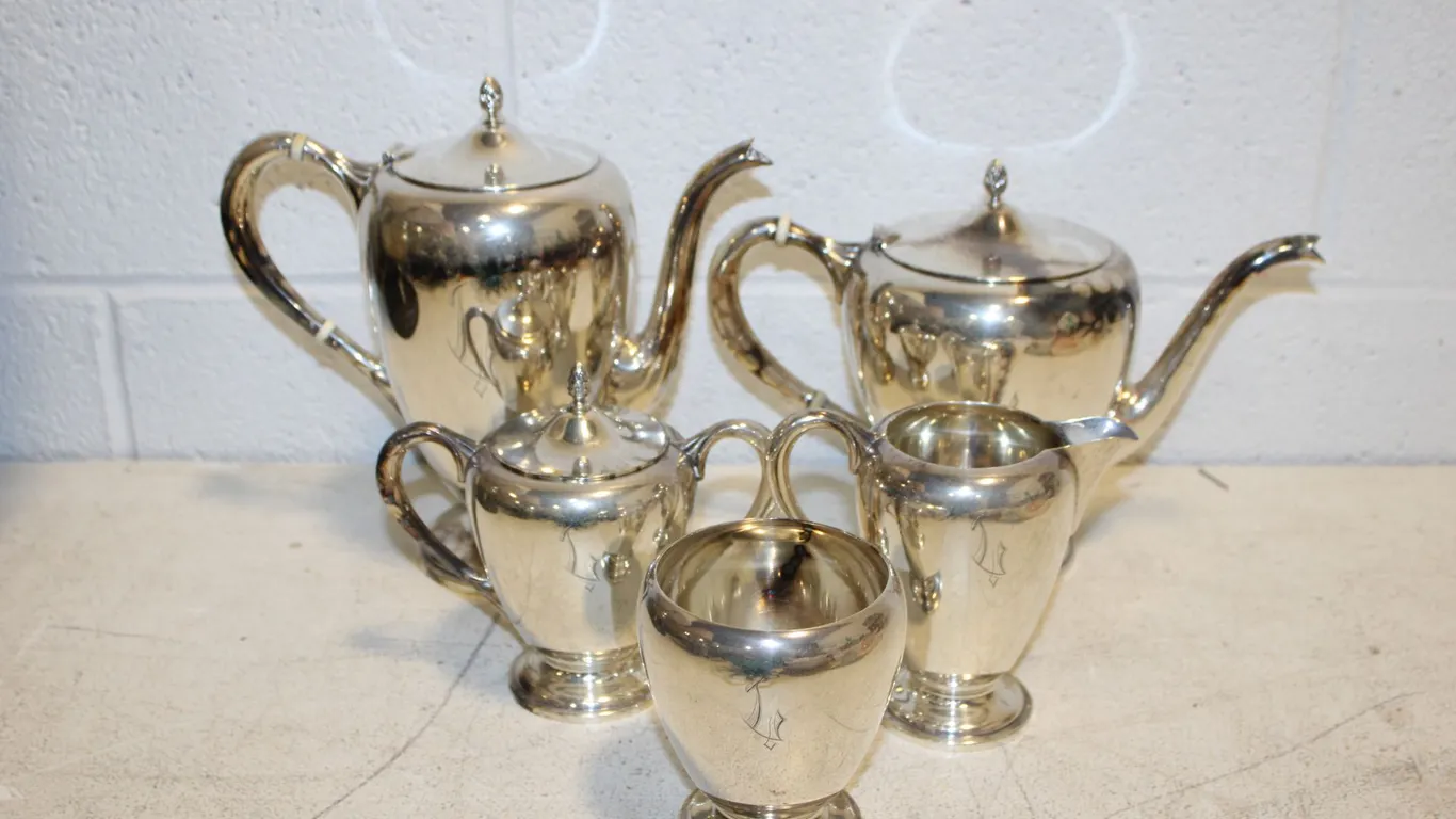 Sterling Silver Coffee & Tea Set