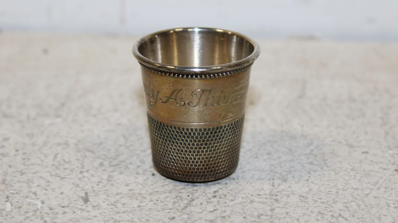 Sterling Silver Thimble Shot Glass