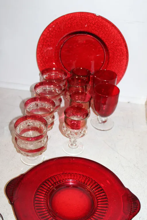 Ruby Glass Tableware