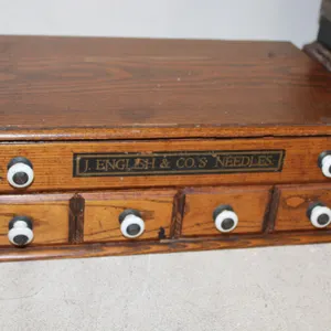 J. English Needle Cabinet