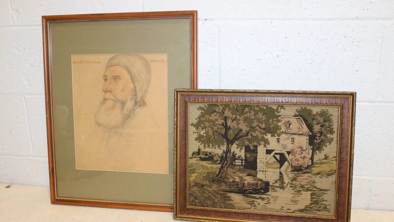 Portrait & Textile Panel