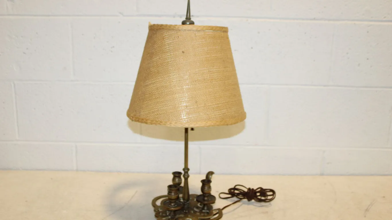 Brass Candelabra Lamp