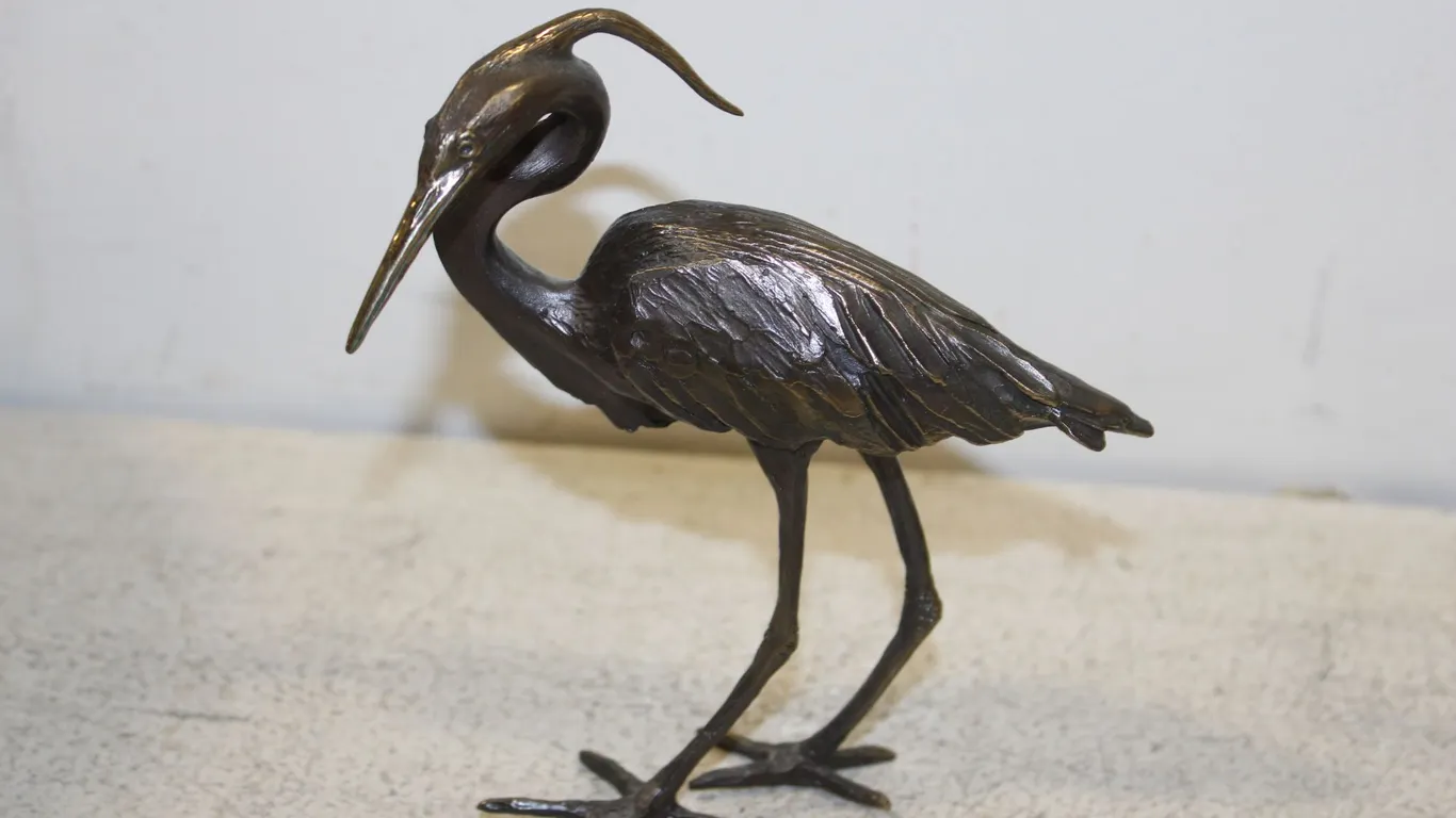 Heron Sculpture