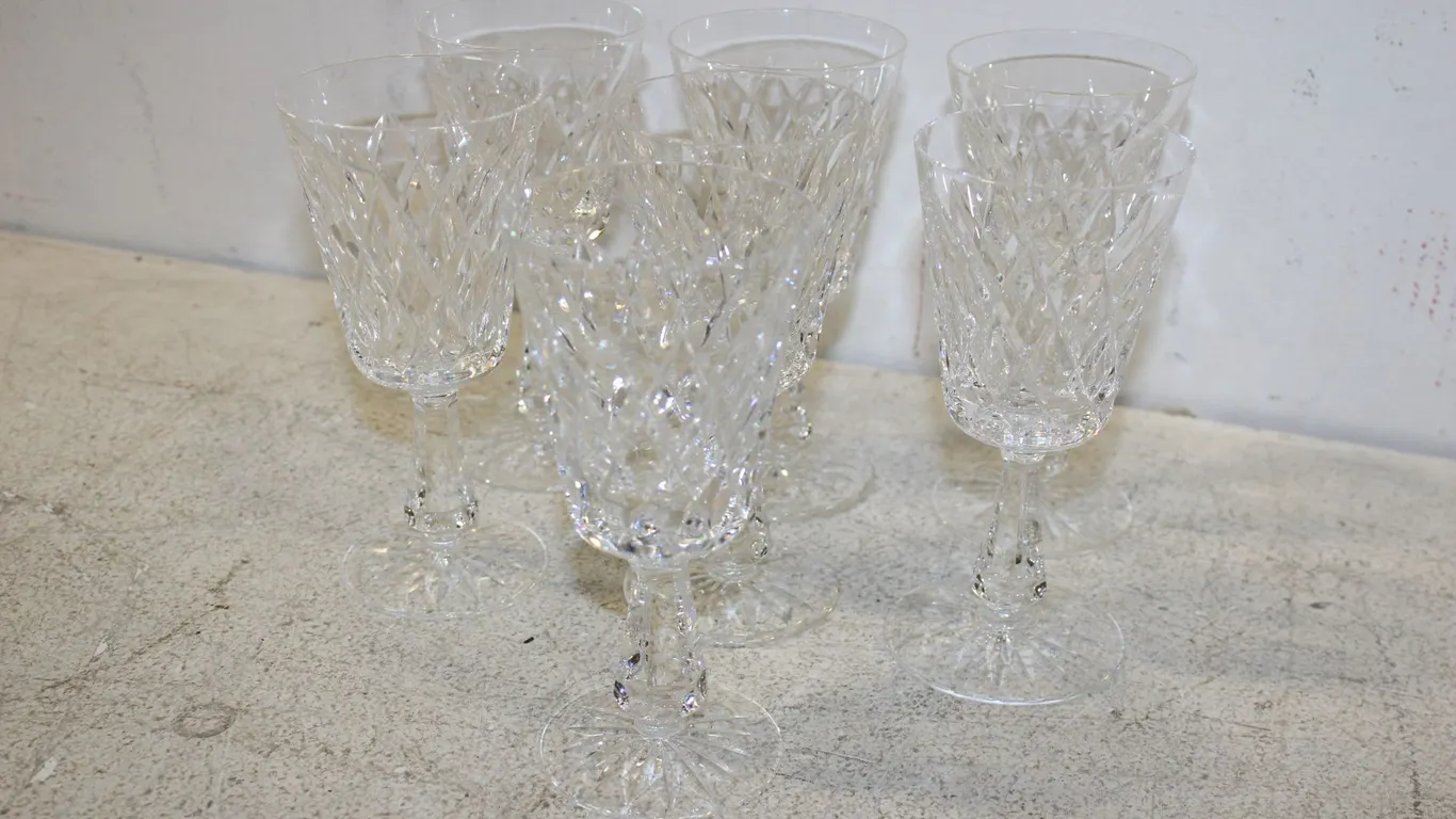 Waterford Kinsdale Crystal Wine Glasses