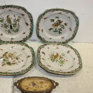 Chinese Bird Plates & Dish