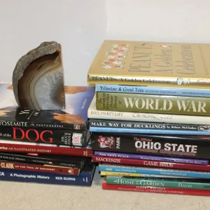 Books & Agate Bookend