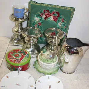 China, Metalware & Pillow