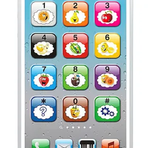 Toy Learning Play Cell Phone with 8 Functions and Dazzling Lights Interactive Toy - New