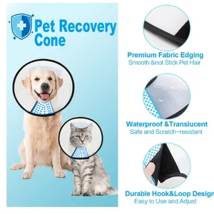 Dog Cone Collar to Stop Licking, Comfortable Recovery Collar New Size Medium