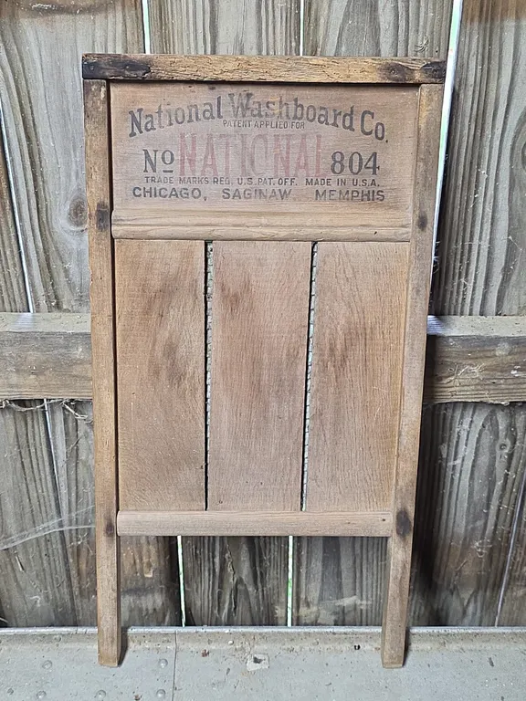 Rustic wooden Washboard