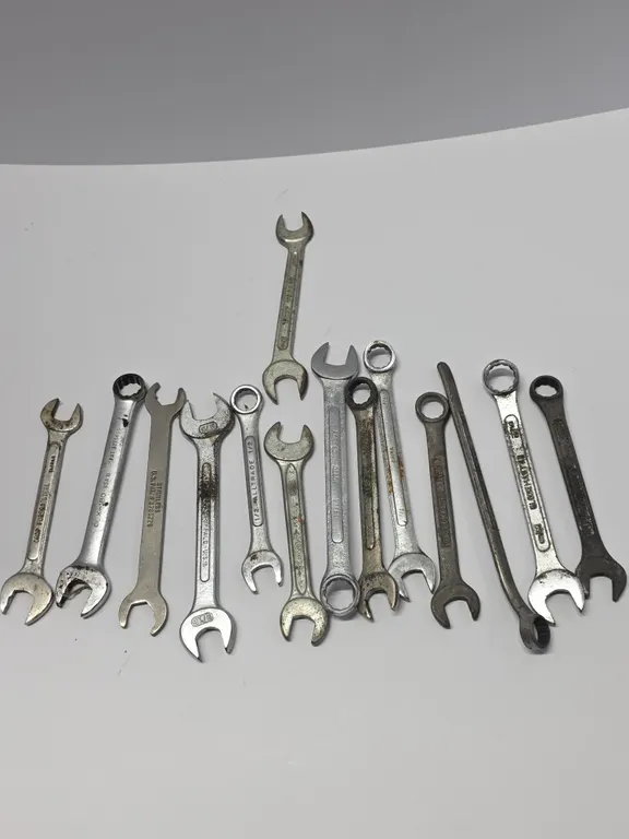 Assorted Combination & Open-End Wrenches