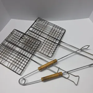 Wire Grill Baskets / Campfire Cooking Utensils