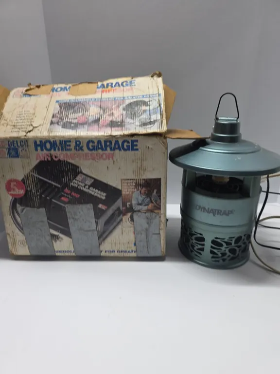 Air Compressor Lot with Lantern