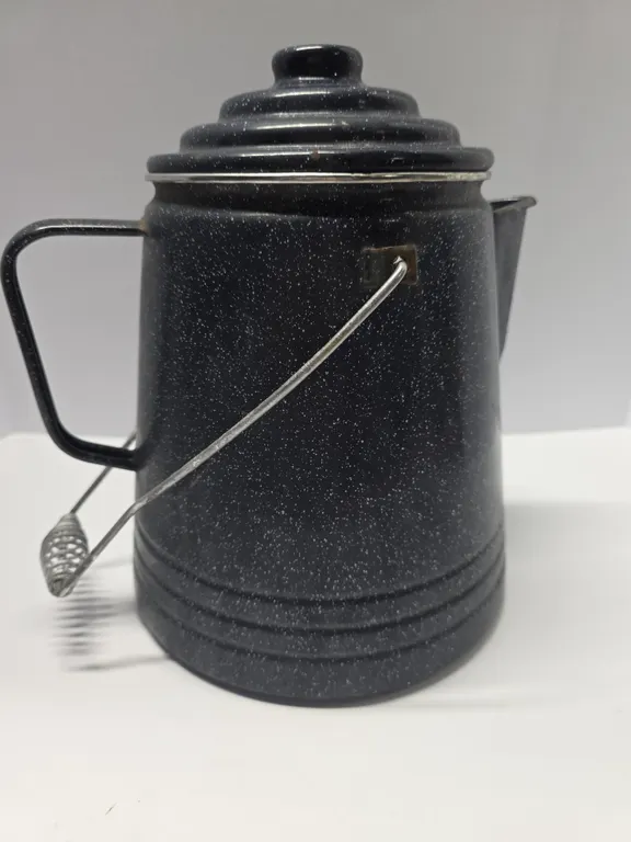 Vintage Graniteware / Enamel Coffee Pot