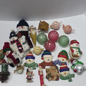 Assorted Snowman & Christmas Holiday Decor