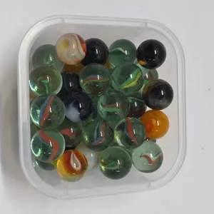 Assorted Vintage Glass Marbles