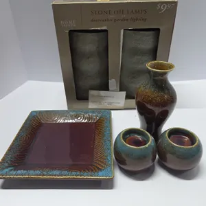 Decorative Pottery & Picture Frame Lot