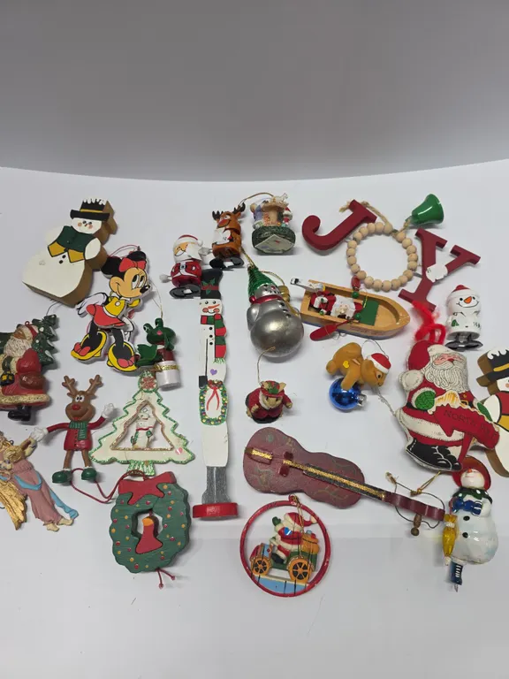 Assorted Christmas Ornaments & Holiday Decor