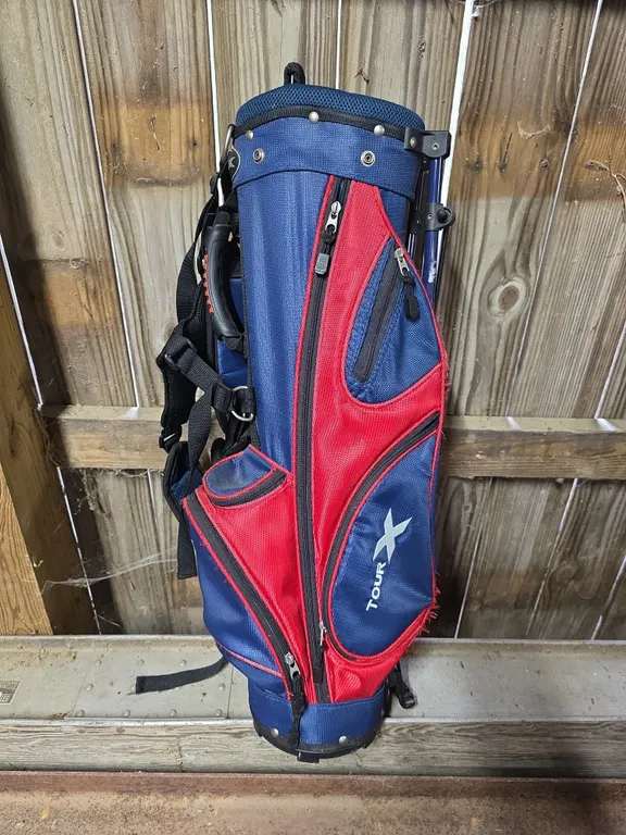 Golf Bag with Assorted Golf Clubs