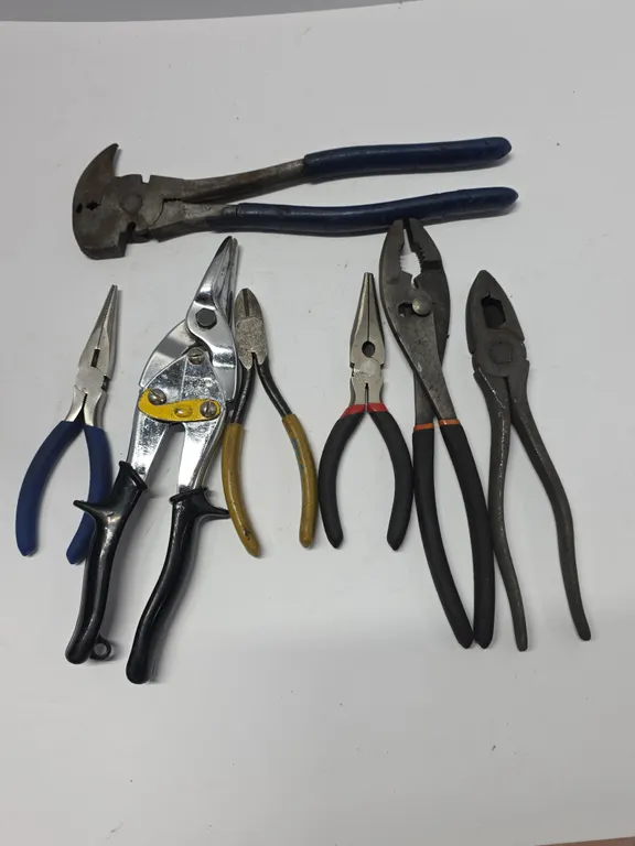 Assorted Pliers, Cutters & Hand Tools