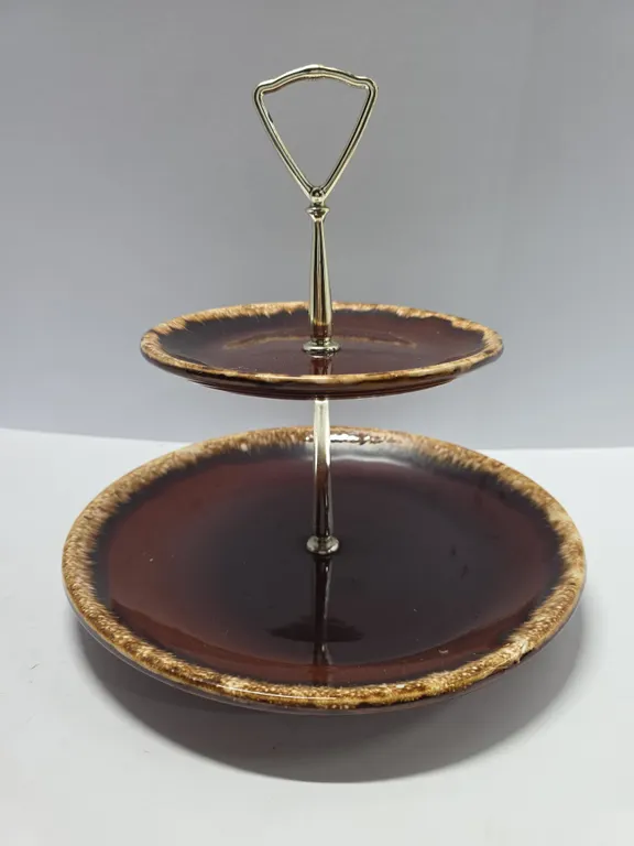 Oven Proof USA Two-Tier Decorative Serving Stand