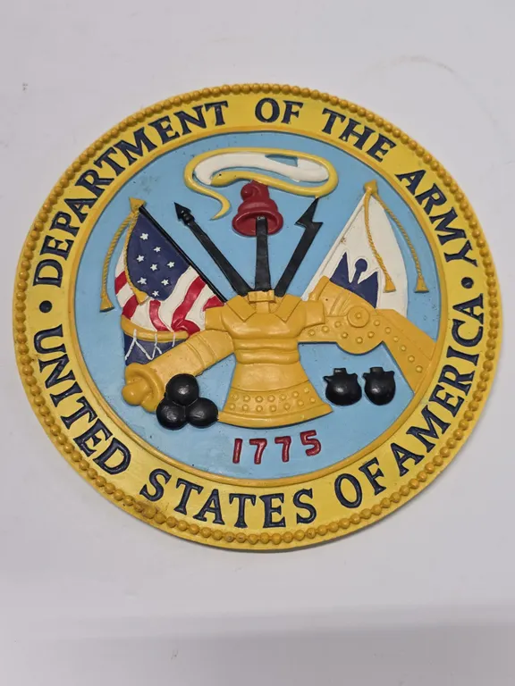 U.S. Department of the Army Wall Plaque