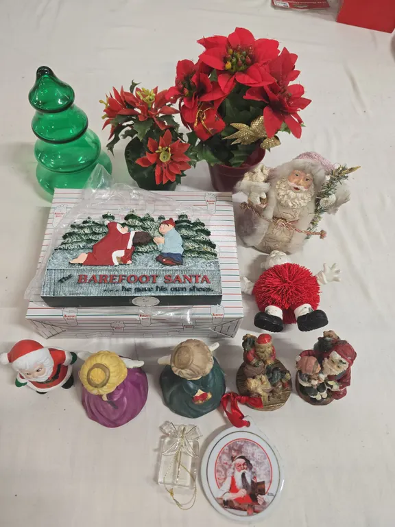 Assorted Christmas Decor & Figurines
