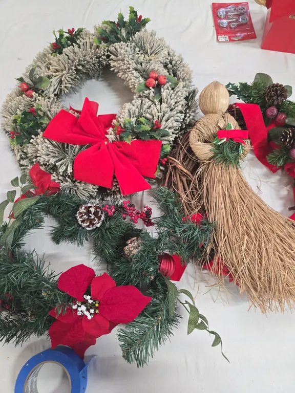 Christmas Wreath & Holiday Greenery