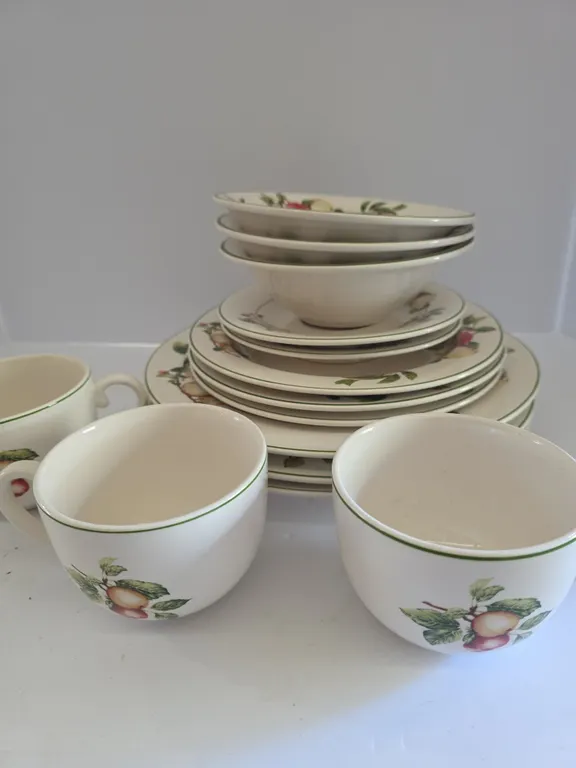 3 Place Setting Floral China Dinnerware Lot