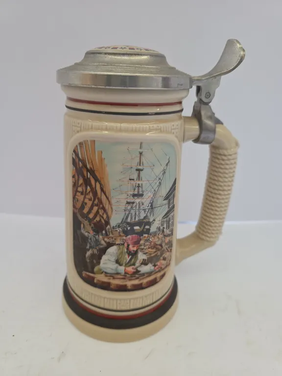 Avon 1986 Decorative Lidded Beer Stein