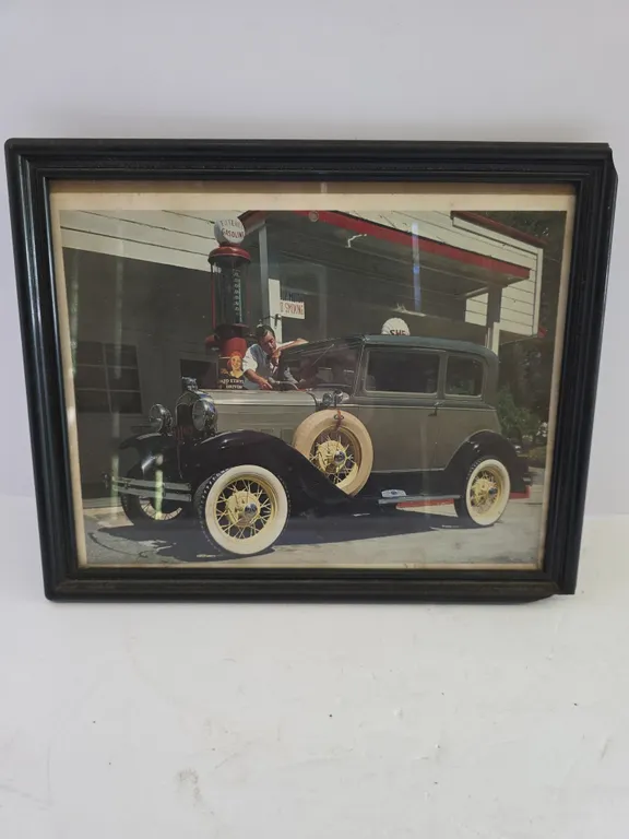 Framed Classic Car Art Print