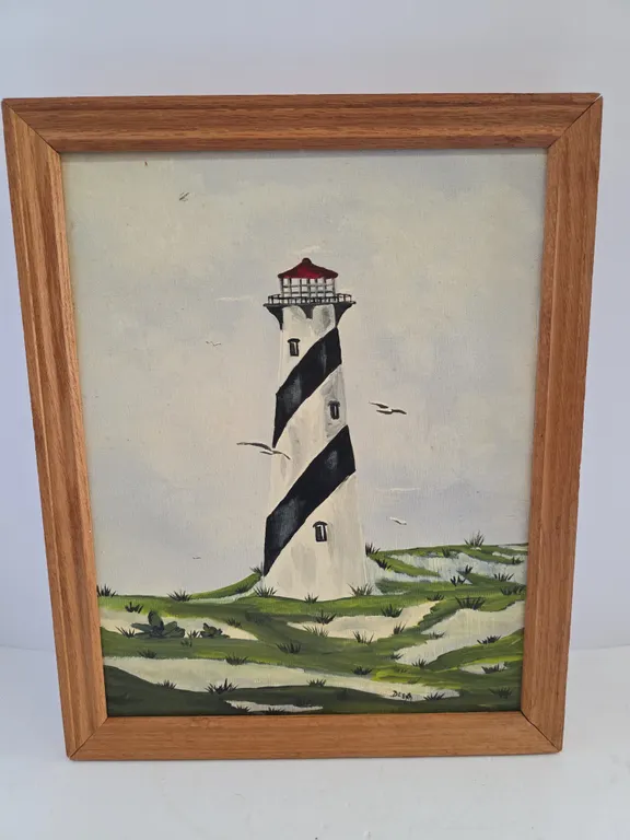 Framed Lighthouse Art Print