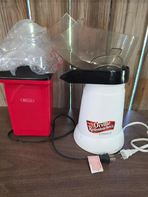 Two Popcorn Makers