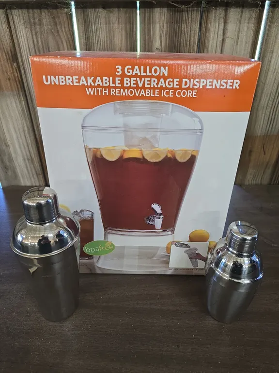 3-Gallon Beverage Dispenser & Bar Accessories