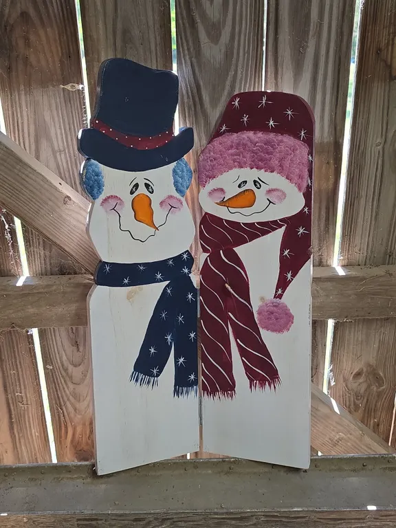 Snowman Holiday Yard Decor
