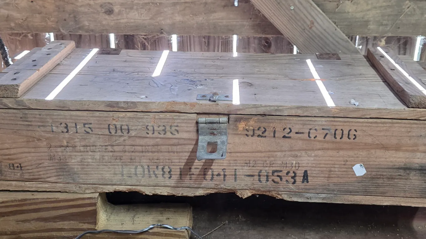 Vintage Ammo Crate