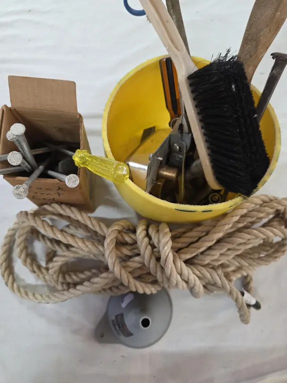 Rope, Brushes & Utility Supplies Lot