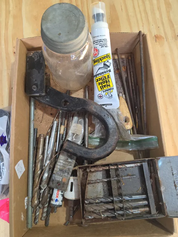 Assorted Shop Hardware & Tools