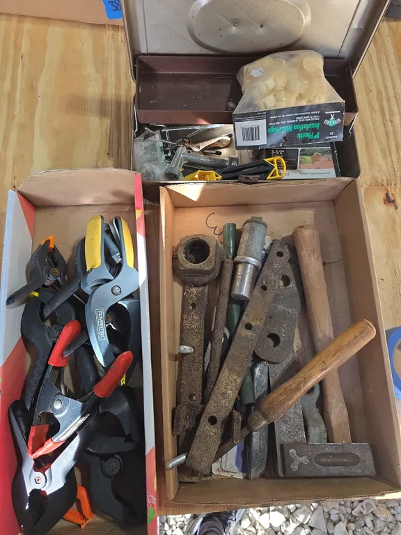 Assorted Hand Tools & Hardware