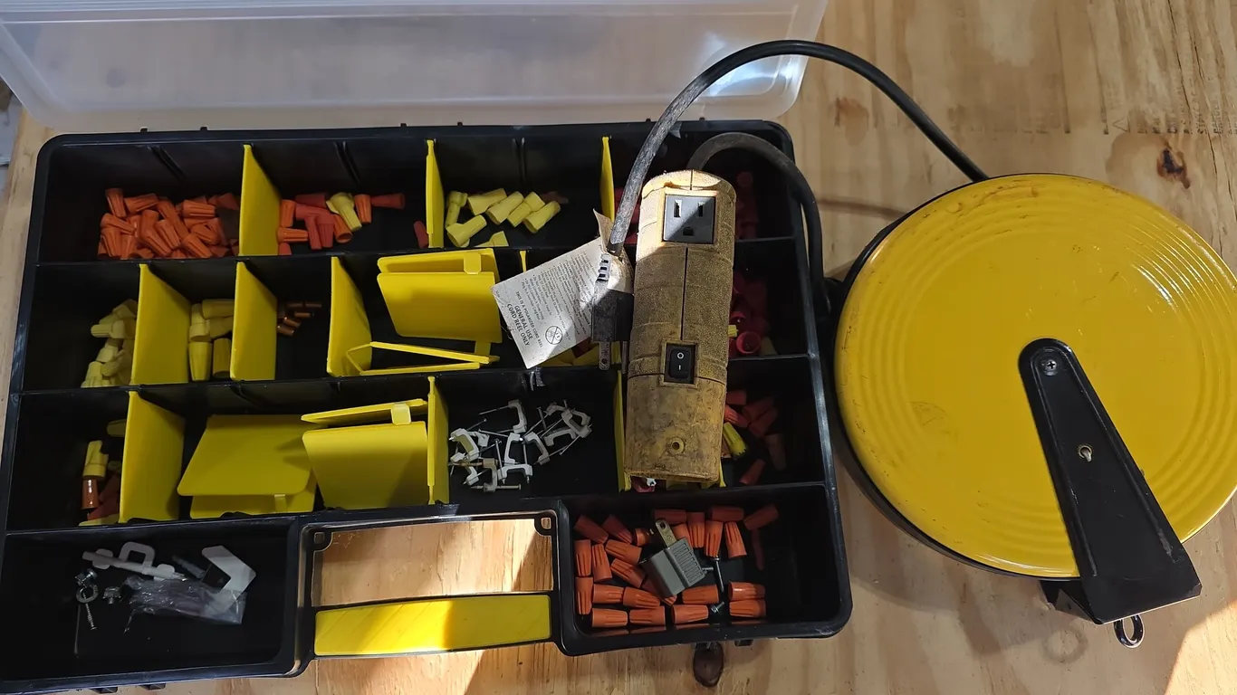 Electrical / Hardware Organizer & Extension Reel