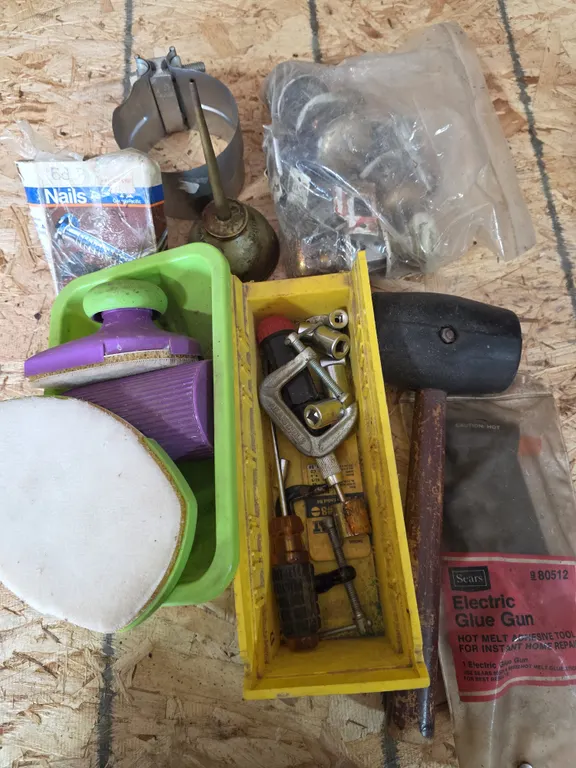 Assorted Shop Tools & Hardware