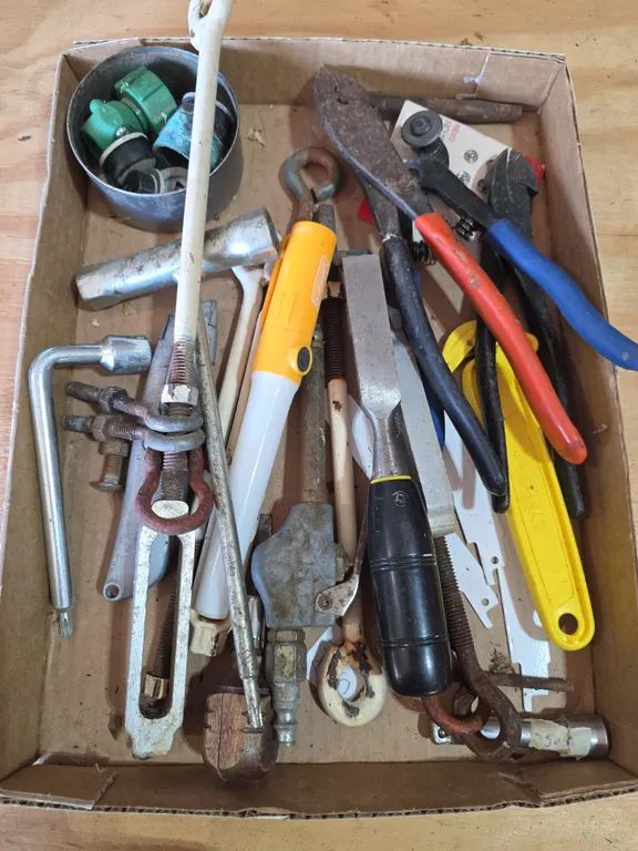 Assorted Pliers, Wrenches & Hand Tools