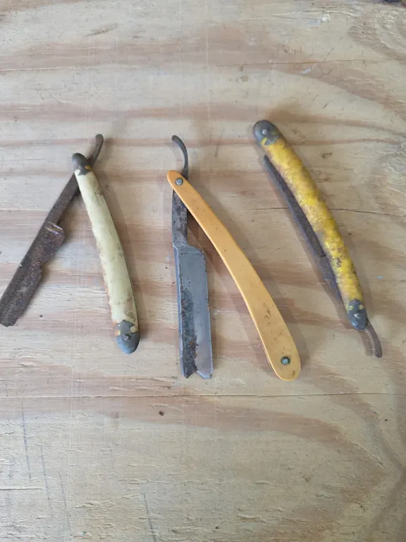 Vintage Straight Knives