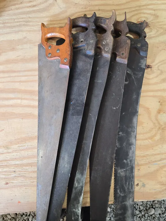 Vintage Hand Saws - Group