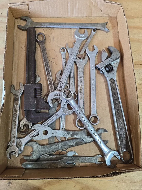 Assorted Wrenches & Hand Tools
