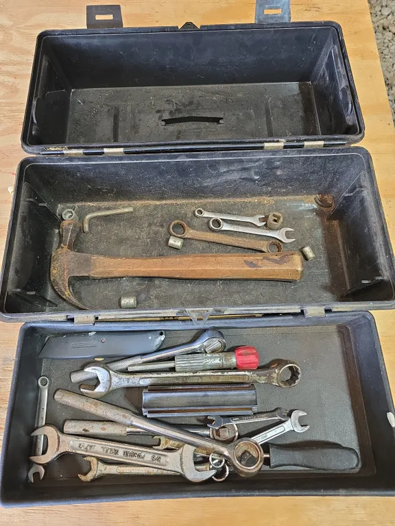 Toolbox with Assorted Hand Tools