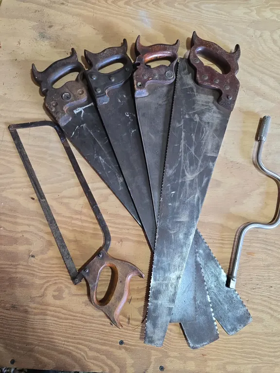 Vintage Hand Saws - Group
