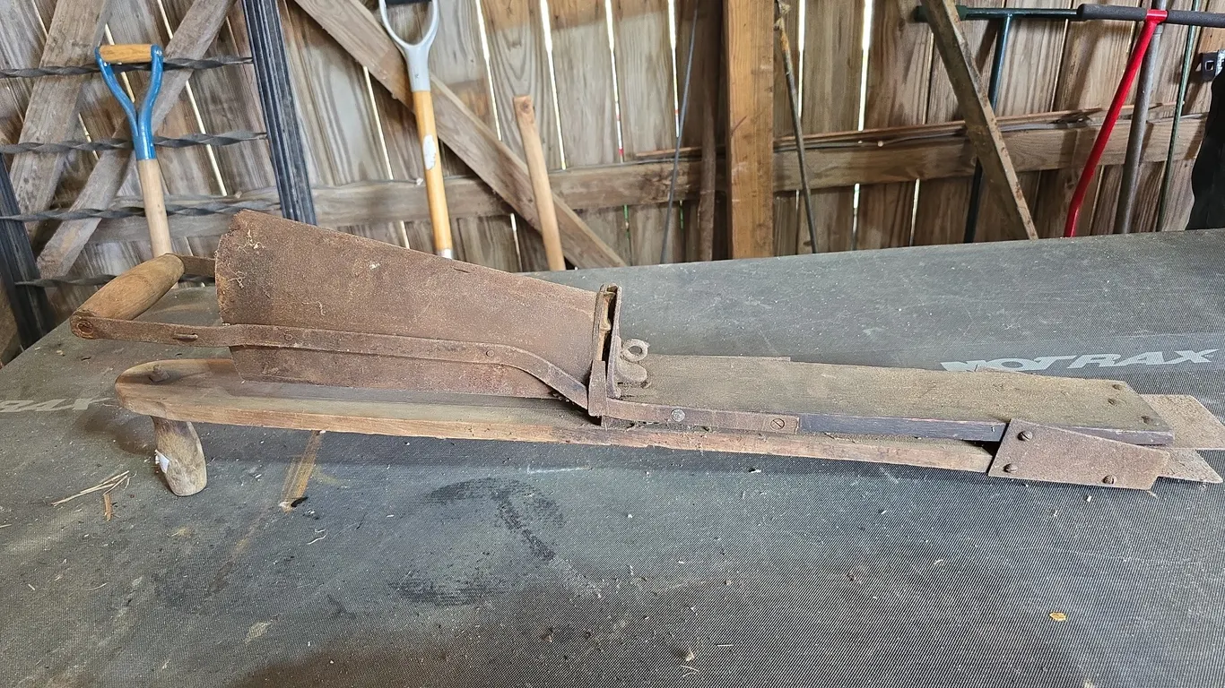 Antique hand-Operated Corn Planter or Seeder